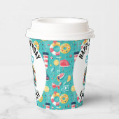 Gobelets En Papier Summer Pool Party 2e anniversaire (Droite)