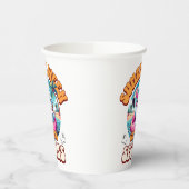 Gobelets En Papier Summerween Vibes Spooky Cute Ghost Flamingo Float (Gauche)