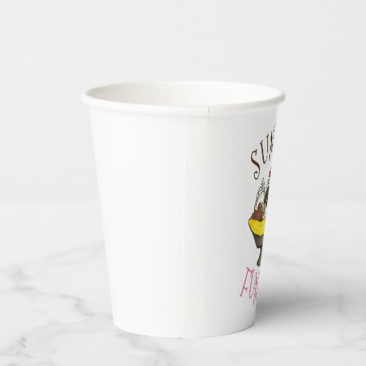 Gobelets En Papier SUNDAE FUNDAE Banana Split Ice Cream Social (Droite)