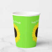 Gobelets En Papier Sunflower Cute 1er Birthday Kids (Droite)