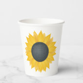 Gobelets En Papier Sunflower Disco Ball Retro Party Vibe (Recto)