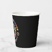 Gobelets En Papier Sunflower SLP Discours Langue Pathologiste Cadeau (Gauche)