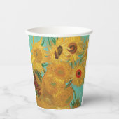 Gobelets En Papier Sunflowers par Van Gogh  (Recto)