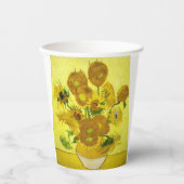 Gobelets En Papier Sunflowers Vincent van Gogh (Recto)