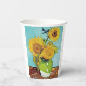 Gobelets En Papier Sunflowers Vincent van Gogh (Verso)