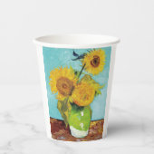 Gobelets En Papier Sunflowers Vincent van Gogh (Recto)