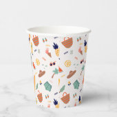 Gobelets En Papier Sunny Beach Fun Motif (Droite)