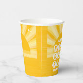 Gobelets En Papier Sunshine Parti de retraite jaune (Droite)