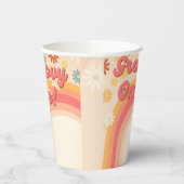 Gobelets En Papier Sunshine retro boho fête d'anniversaire super (Gauche)