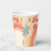 Gobelets En Papier Sunshine retro boho fête d'anniversaire super (Droite)