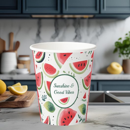 Gobelets En Papier Sunshine & Watermelon