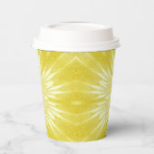 Gobelets En Papier Sunshine Yellow Faux Tulle Design (Gauche)