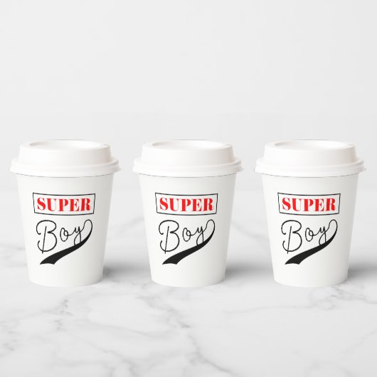 Gobelets En Papier Super Boy (Multi)