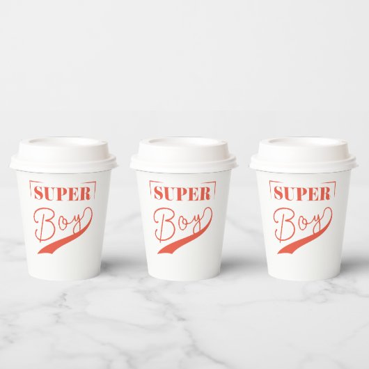 Gobelets En Papier Super Boy (Multi)