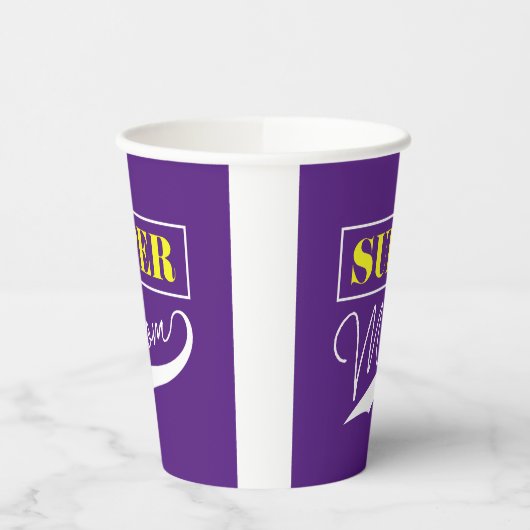 Gobelets En Papier Super Maman (Gauche)