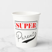 Gobelets En Papier Super parent (Verso)