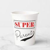 Gobelets En Papier Super parent (Recto)