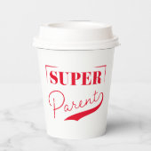 Gobelets En Papier Super parent (Verso)