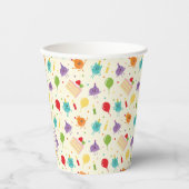 Gobelets En Papier Super simple | Motif de gâteau d'anniversaire (Recto)