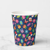 Gobelets En Papier Super simple | Noodle & Pals Motif de vacances (Recto)