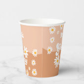 Gobelets En Papier Super Un 1er Anniversaire Fête Retro Daisy Décor (Droite)