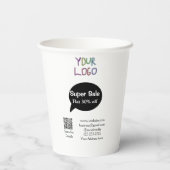 Gobelets En Papier super-vente escompte d'entreprise numérisation cod (Verso)