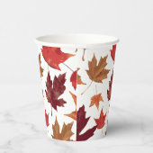 Gobelets En Papier Superbe automne automne Feuilles Décor de fête (Droite)