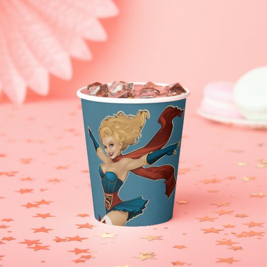 Gobelets En Papier Supergirl Bombshell (Insitu)