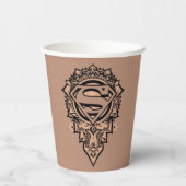Gobelets En Papier Supergirl Mandala Graphic (Verso)