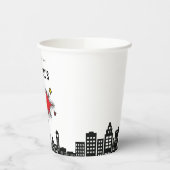 Gobelets En Papier Superhero dynamique 5e anniversaire (Gauche)