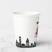 Gobelets En Papier Superhero dynamique 5e anniversaire (Droite)