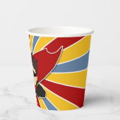 Gobelets En Papier Superhero fête d'anniversaire thème garçon (Verso)