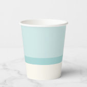 Gobelets En Papier Surf Beach Retro Tasses à papier (Verso)