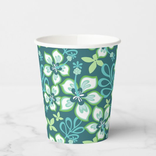 Gobelets En Papier Surf JUNGLE (COMBO TURQUOISE) (Gauche)