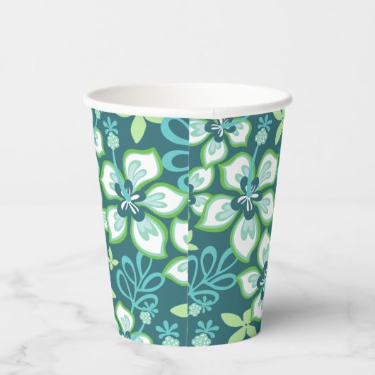 Gobelets En Papier Surf JUNGLE (COMBO TURQUOISE) (Droite)