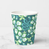 Gobelets En Papier Surf JUNGLE (COMBO TURQUOISE) (Recto)