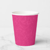 Gobelets En Papier Surface rose texturée avec un motif subtil en spir (Verso)