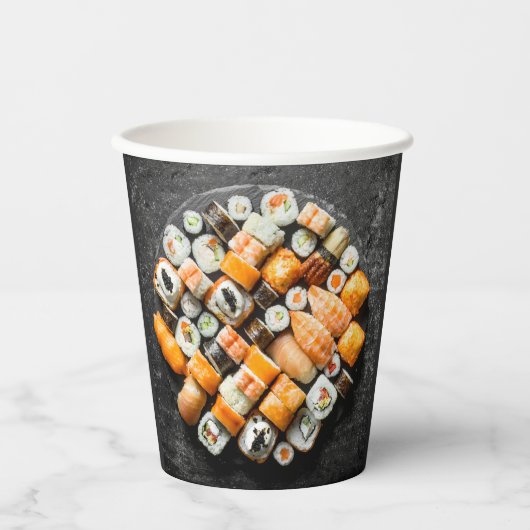 Gobelets En Papier Sushi platter (Recto)