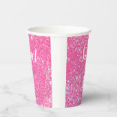 Gobelets En Papier SWEET 16 Anniversaire Étincelle Parties scintillan (Droite)