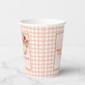 Gobelets En Papier Sweet as a Peach Birthday Paper Cups (Droite)