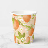 Gobelets En Papier Sweet as a Peach Theme Anniversaire Tasse de papie (Gauche)