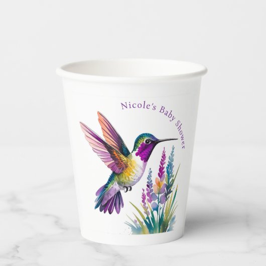 Gobelets En Papier Sweet Begin : Une fête Baby shower (Recto)