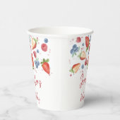 Gobelets En Papier Sweet Berry Premier anniversaire (Droite)