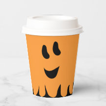 Sweet Boo Orange tasse de papier