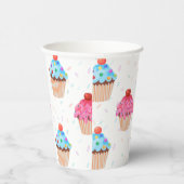 Gobelets En Papier Sweet Cupcake Révélation de genre (Droite)