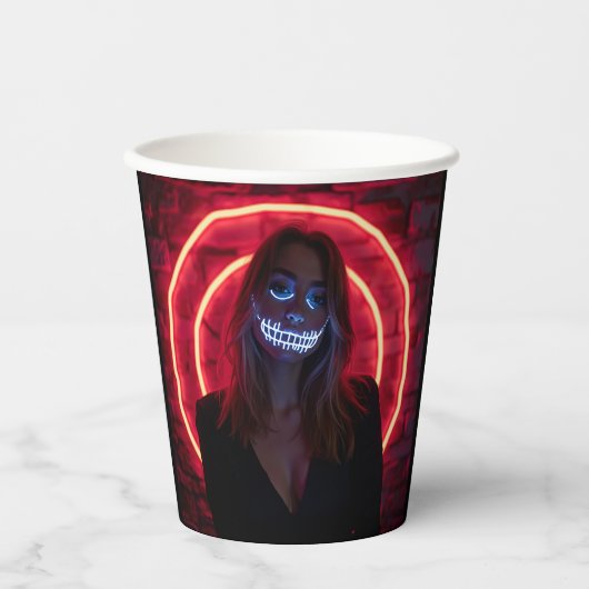 Gobelets En Papier Sweet Halloween avec toi (Recto)