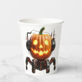 Gobelets En Papier Sweet Halloween avec toi (Recto)