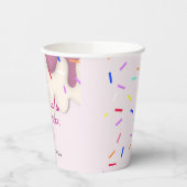 Gobelets En Papier Sweet Ice Cream Birthday (Gauche)