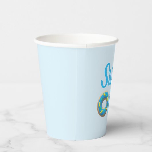 Gobelets En Papier Sweet One Donut 1er anniversaire (Droite)