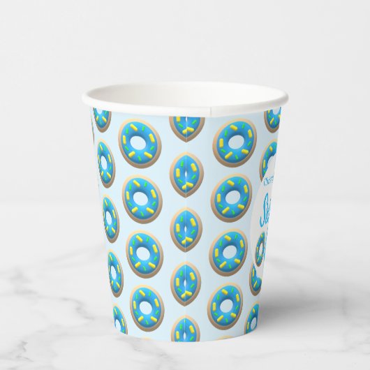 Gobelets En Papier Sweet One Donut 1er anniversaire (Droite)